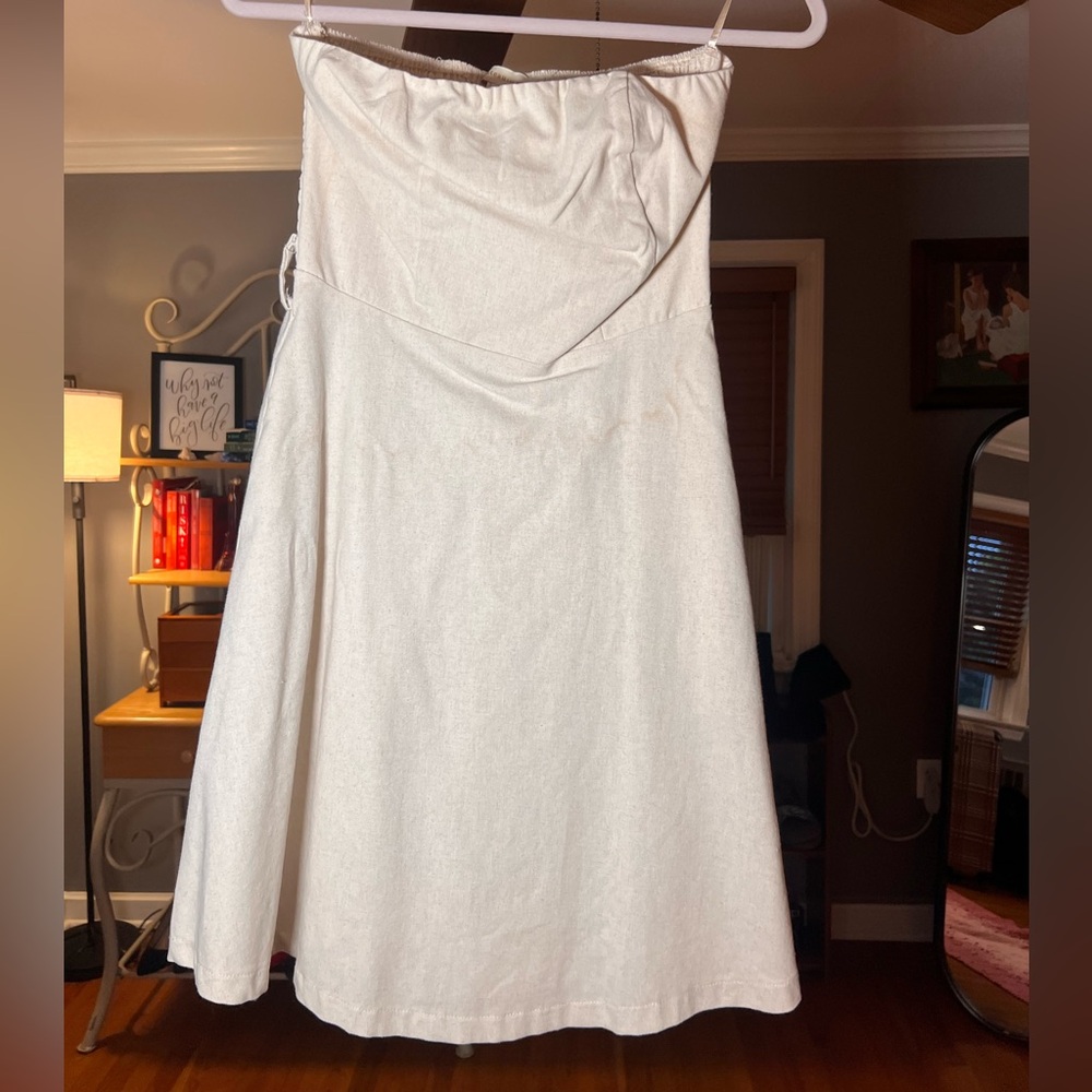 MONTEAU Los Angeles strapless dress